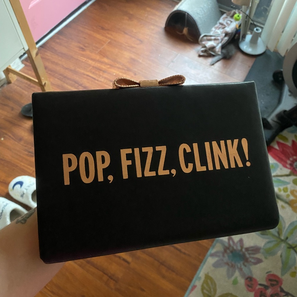 Kate spade ♠️ Pop Fizz Clink clutch purse